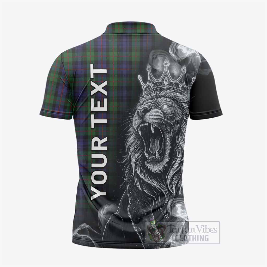 Murray Tartan Zipper Polo Shirt Roaring Lion Heritage