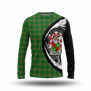 Tartan Vibes Clothing Naghten Irish Clan Long Sleeve T-Shirt Celtic Circle Style