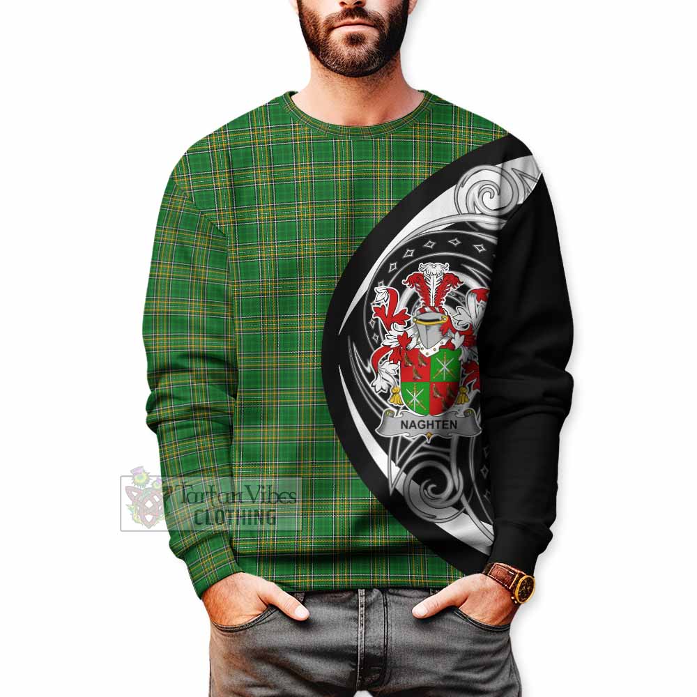 Naghten Irish Clan Sweatshirt Celtic Circle Style - Tartan Vibes Clothing