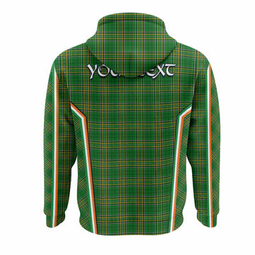 Nagle Irish Clan Coat of Arm Tartan Hoodie Flag Style