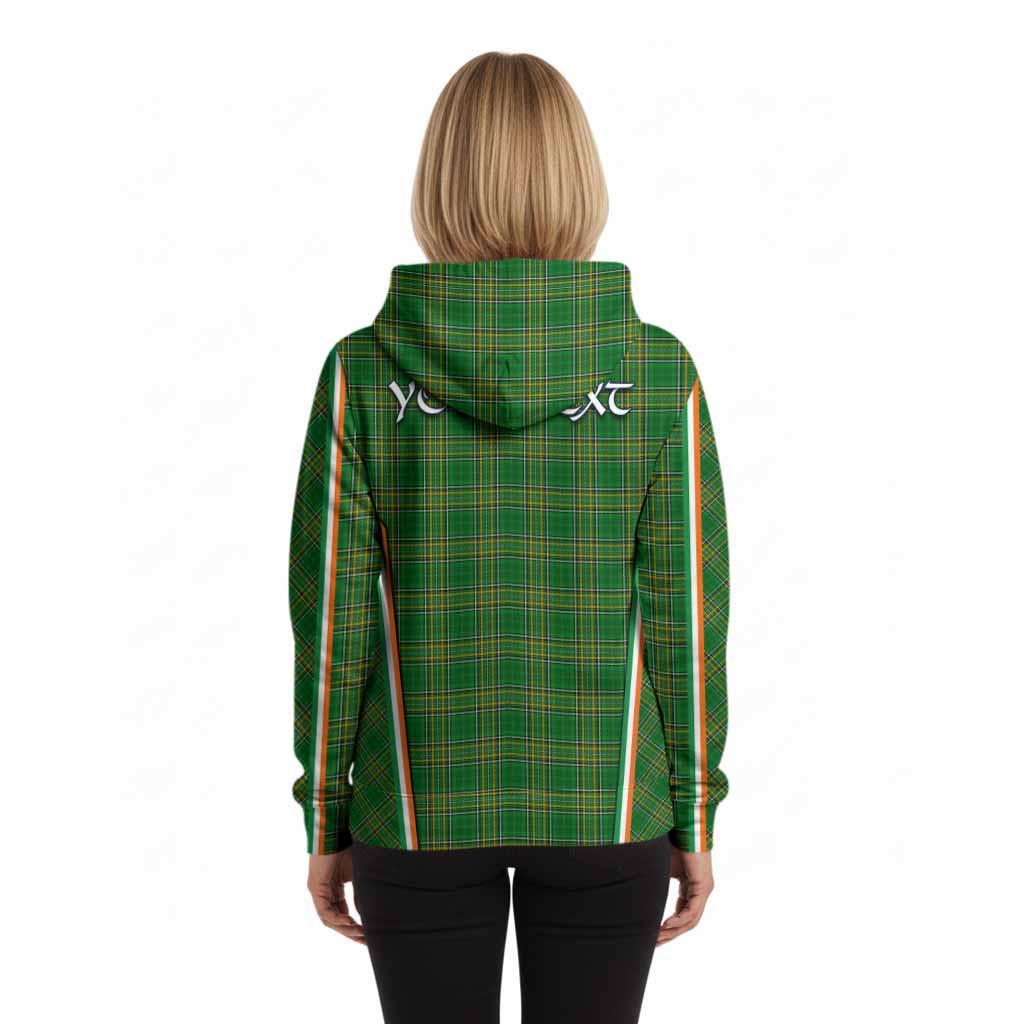 Nagle Irish Clan Coat of Arm Tartan Hoodie Flag Style