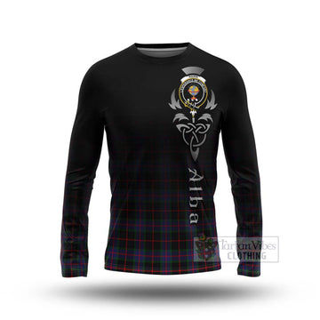 Nairn Tartan Long Sleeve T-Shirt Featuring Alba Gu Brath Family Crest Celtic Inspired Unisex - Tartan Vibes Clothing
