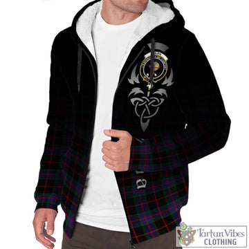 Nairn Tartan Sherpa Hoodie Featuring Alba Gu Brath Family Crest Celtic Inspired Unisex - Tartan Vibes Clothing