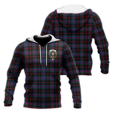 Nairn Tartan Knitted Hoodie with Family Crest Unisex Knitted Pullover Hoodie - Tartan Vibes Clothing