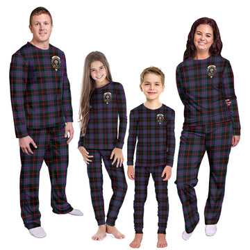 Nairn Tartan Pajamas Family Set with Family Crest Kid - Tartan Vibes Clothing