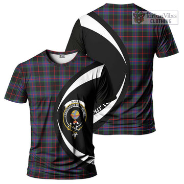 Nairn Tartan T-Shirt with Family Crest Circle Style Kid's Shirt - Tartan Vibes Clothing