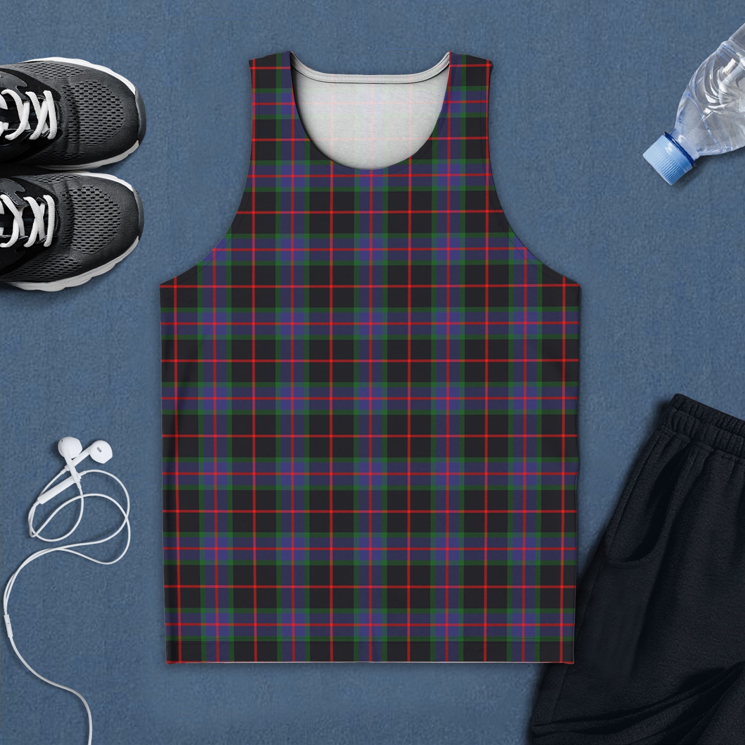 Nairn Tartan Mens Tank Top 5XL - Tartan Vibes Clothing