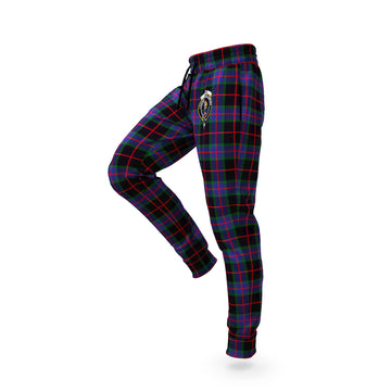 Nairn Tartan Joggers Pants with Family Crest S - Tartan Vibes Clothing
