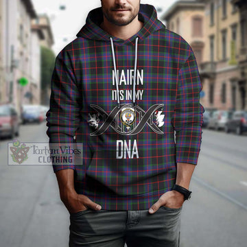 Nairn Tartan Hoodie with Family Crest DNA In Me Style Pullover Hoodie - Tartan Vibes Clothing