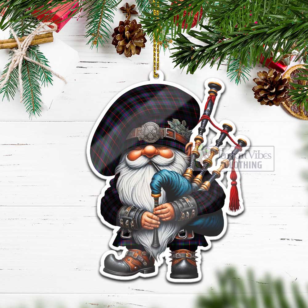 Nairn Tartan Bagpiper Gnome Christmas Ornament - Tartan Vibes Clothing