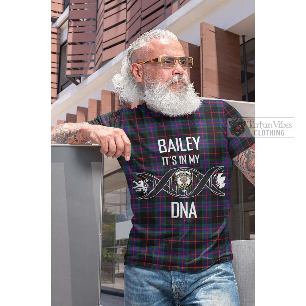 Tartan Vibes Clothing Nairn Tartan Cotton T-shirt with Family Crest DNA In Me Style