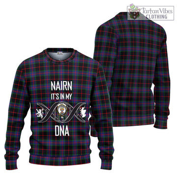 Nairn Tartan Ugly Sweater with Family Crest DNA In Me Style Unisex - Tartan Vibes Clothing