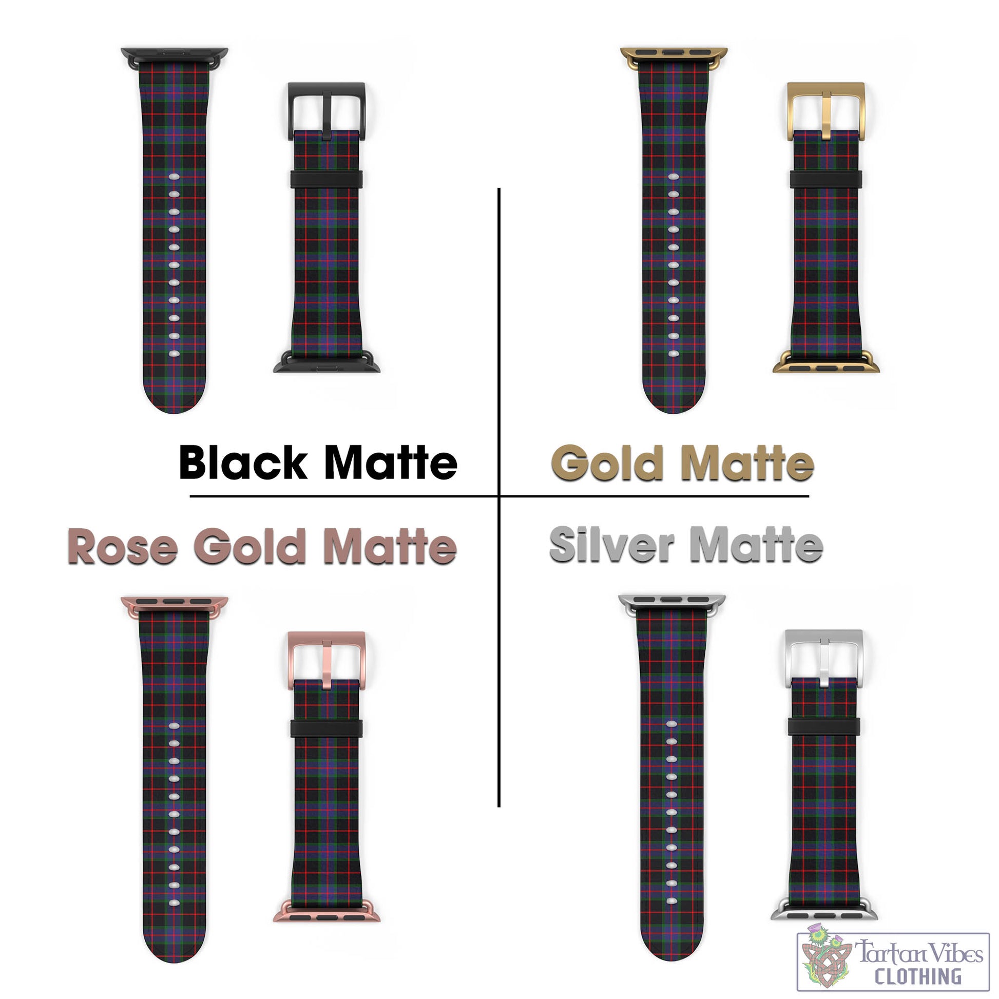 Nairn Tartan Watch Band 42 - 45 mm - Tartan Vibes Clothing