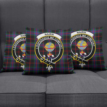 Nairn Tartan Pillow Cover with Family Crest Rectangle Pillow Cover 51*91cm - Tartan Vibes Clothing