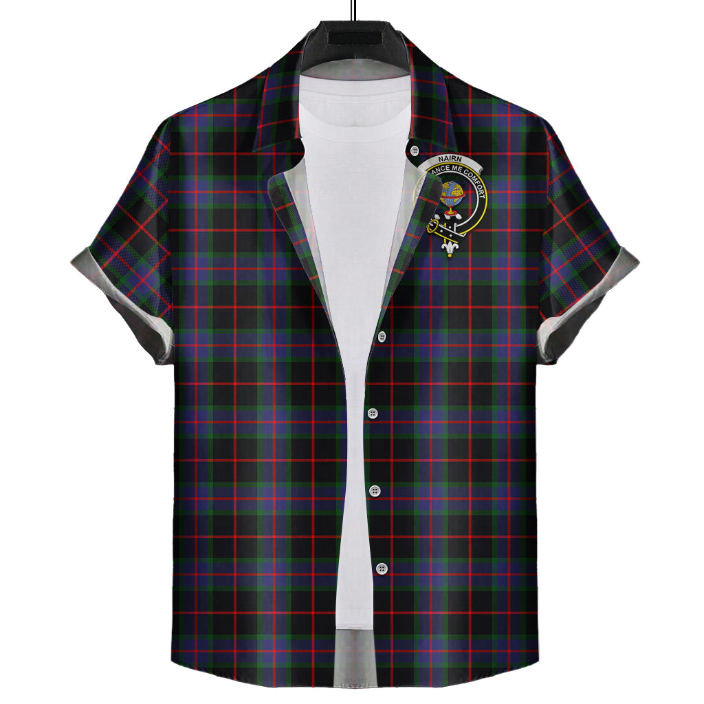 Nairn Tartan Hawaiian Shirt with Family Crest Kid - Tartan Vibes Clothing