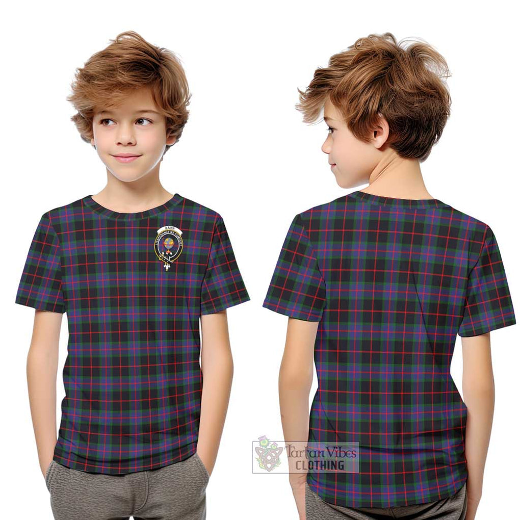 Nairn Tartan Kid T-Shirt with Family Crest Youth XL Size14 - Tartan Vibes Clothing