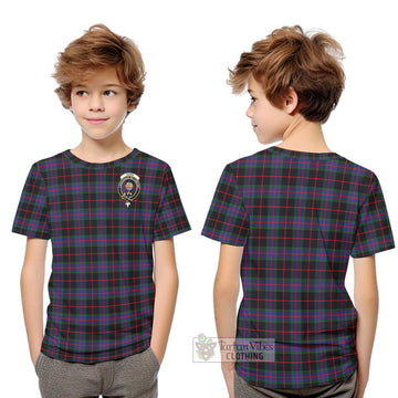 Nairn Tartan Kid T-Shirt with Family Crest Youth XL Size14 - Tartan Vibes Clothing
