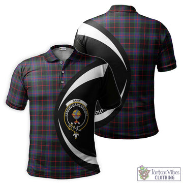Nairn Tartan Men's Polo Shirt with Family Crest Circle Style Kid - Tartan Vibes Clothing