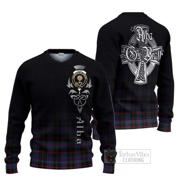 Nairn Tartan Ugly Sweater Featuring Alba Gu Brath Family Crest Celtic Inspired Unisex - Tartan Vibes Clothing