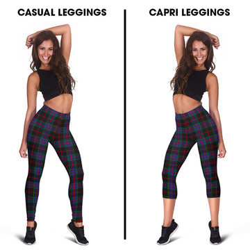 Nairn Tartan Womens Leggings Capri Leggings - Tartan Vibes Clothing