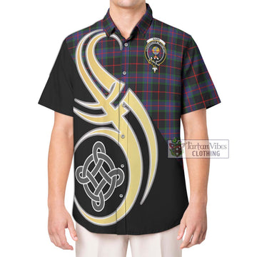 Nairn Tartan Hawaiian Shirt with Family Crest and Celtic Symbol Style Kid - Tartan Vibes Clothing