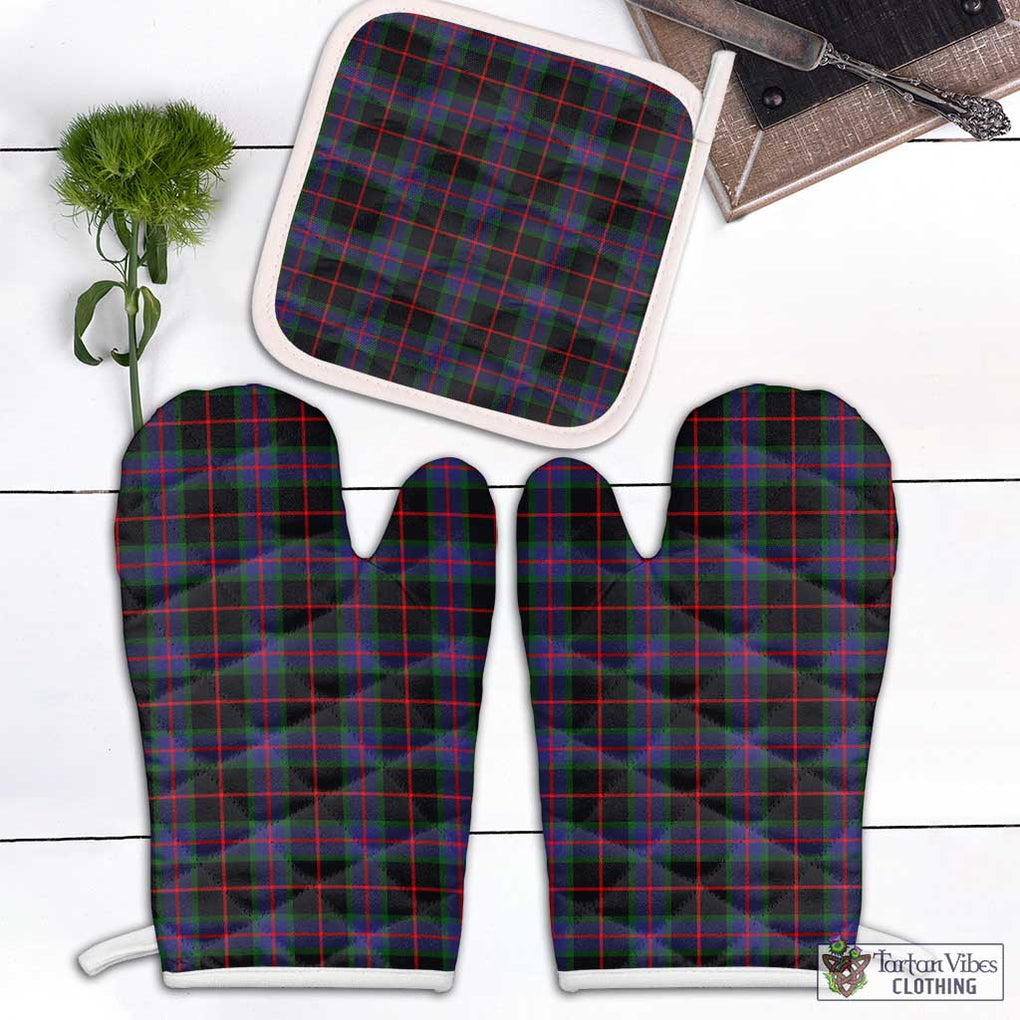 Nairn Tartan Combo Oven Mitt & Pot-Holder Combo 2 Oven Mitt & 1 Pot-Holder Black - Tartan Vibes Clothing