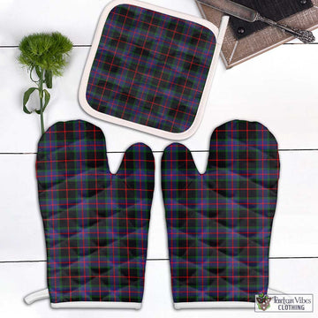 Nairn Tartan Combo Oven Mitt & Pot-Holder Combo 2 Oven Mitt & 1 Pot-Holder Black - Tartan Vibes Clothing