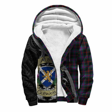 Nairn Tartan Family Crest Sherpa Hoodie Lion Rampant Royal Thistle Shield Celtic Inspired Unisex S - Tartan Vibes Clothing