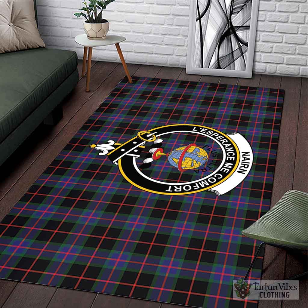 Nairn Tartan Area Rug with Family Crest L 59*86 inch (150x220 cm) - Tartan Vibes Clothing