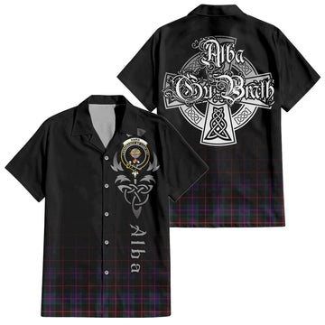 Nairn Tartan Hawaiian Shirt Shirt Featuring Alba Gu Brath Family Crest Celtic Inspired Kid - Tartan Vibes Clothing