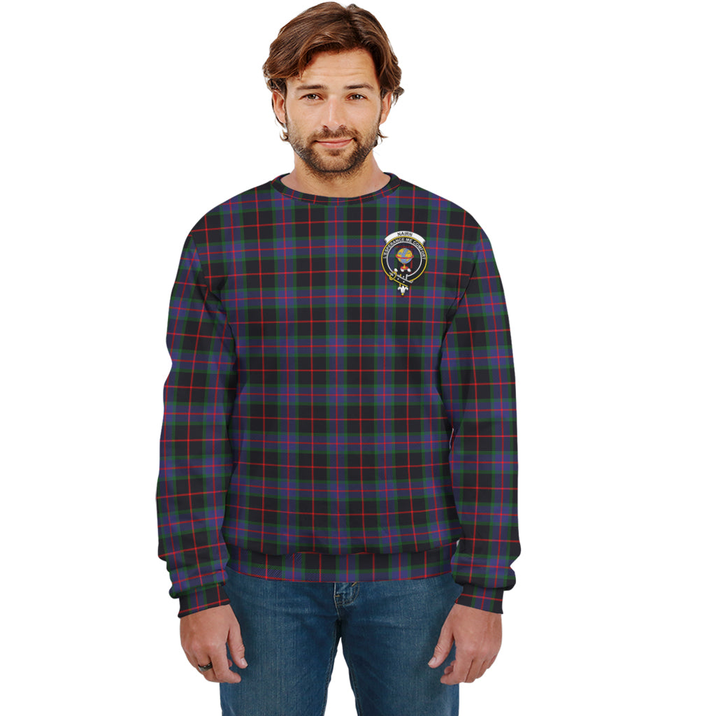 Nairn Tartan Sweatshirt with Family Crest Unisex - Tartan Vibes Clothing