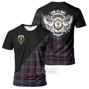 Nairn Tartan T-Shirt with Family Crest and Military Logo Style Kid's Shirt - Tartan Vibes Clothing