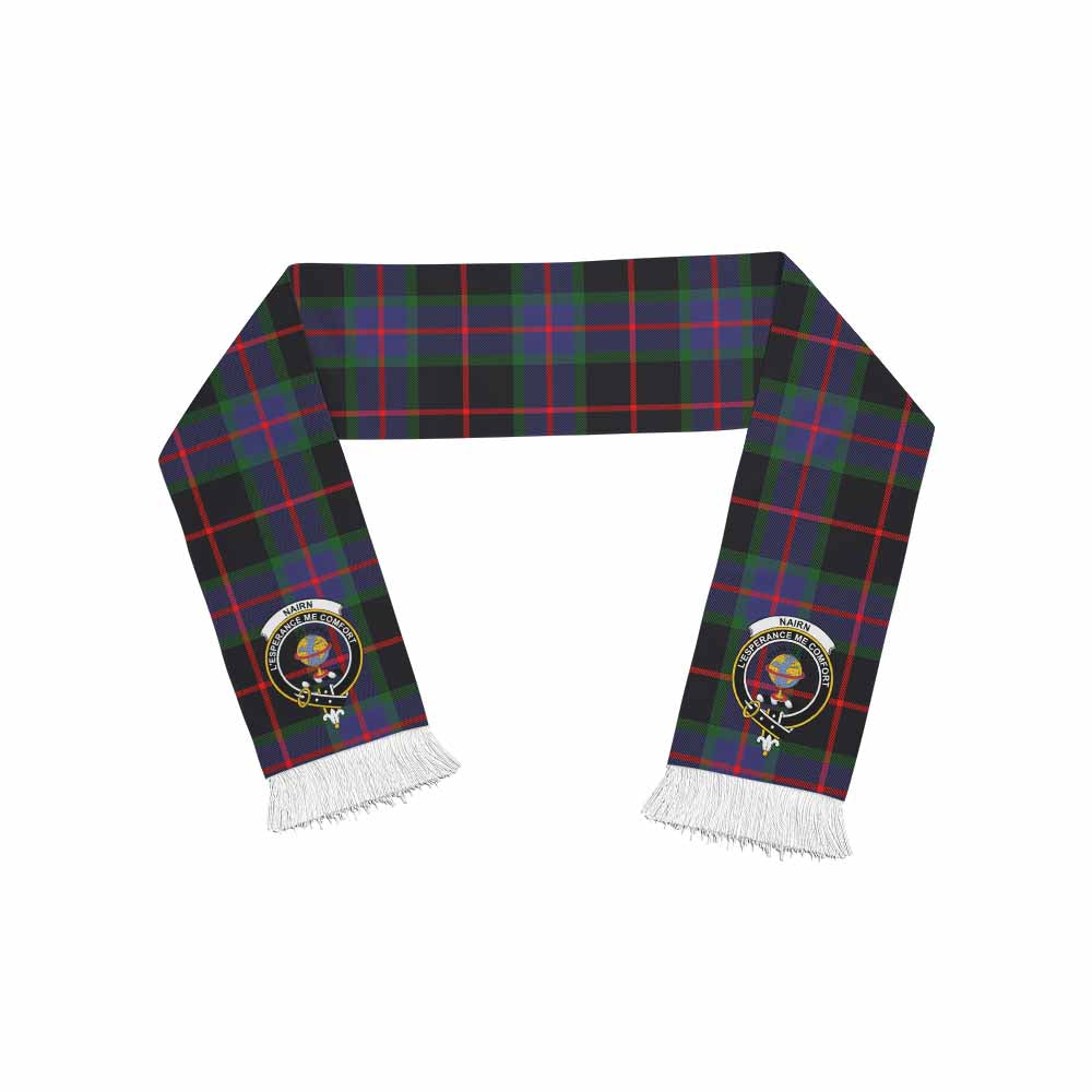 Nairn Tartan Ruffneck Scarf with Family Crest One Size 67.7*6.7 inches - Tartan Vibes Clothing