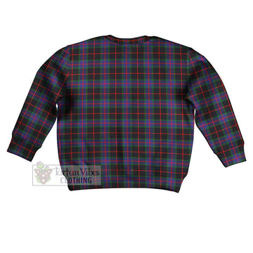 Nairn Tartan Kid Ugly Sweater with Family Crest - Tartan Vibes Clothing