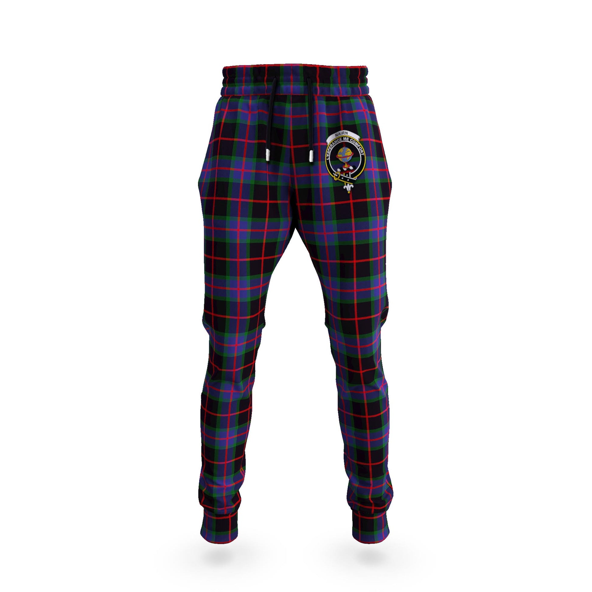 Nairn Tartan Joggers Pants with Family Crest 5XL - Tartan Vibes Clothing