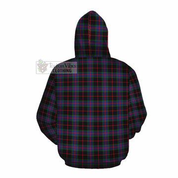 Nairn Tartan Cotton Hoodie with Family Crest DNA In Me Style Pullover Hoodie - Tartan Vibes Clothing