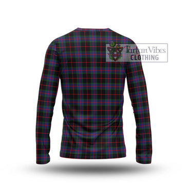 Nairn Tartan Long Sleeve T-Shirt with Family Crest DNA In Me Style - Tartan Vibes Clothing