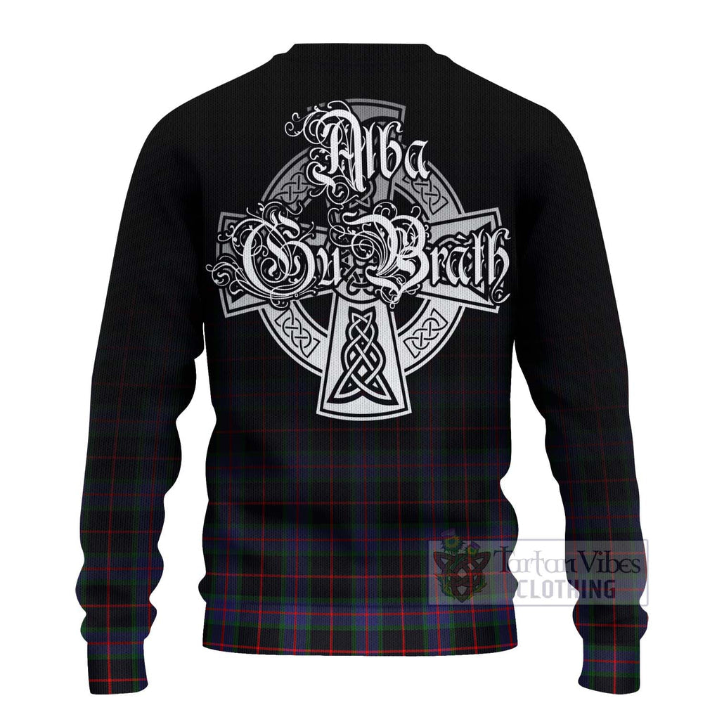 Nairn Tartan Ugly Sweater Featuring Alba Gu Brath Family Crest Celtic Inspired - Tartan Vibes Clothing