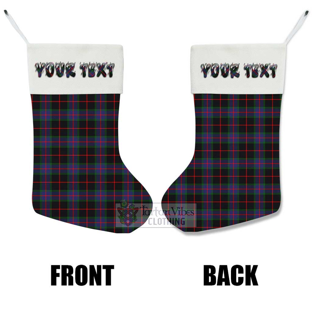 Nairn Tartan Christmas Stocking with Personalized Text - Tartan Vibes Clothing