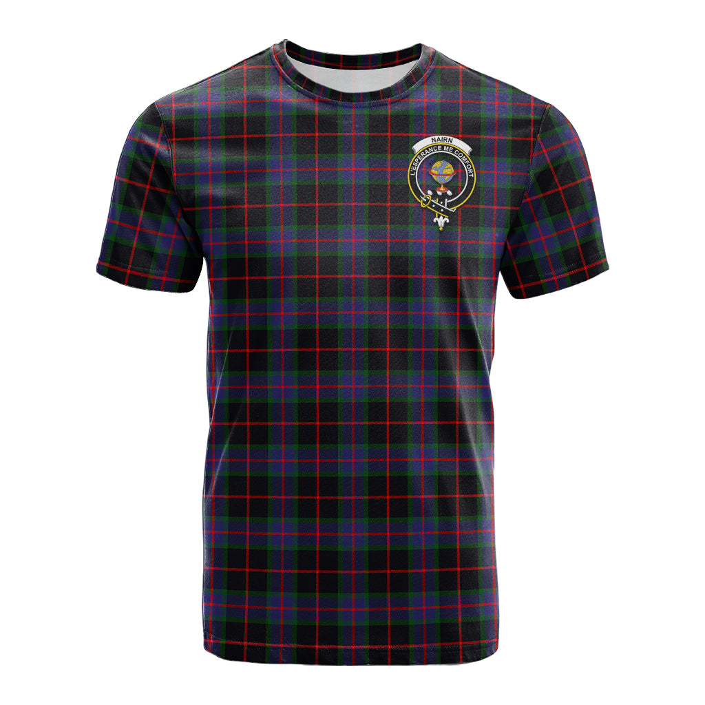 Nairn Tartan T-Shirt with Family Crest - Tartan Vibes Clothing