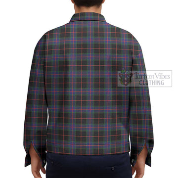 Nairn Tartan Unisex Lapel Cotton Jacket - Tartan Vibes Clothing