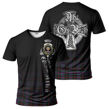 Nairn Tartan T-Shirt Featuring Alba Gu Brath Family Crest Celtic Inspired - Tartan Vibes Clothing