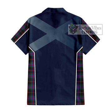 Nairn Tartan Hawaiian Shirt with Family Crest and Lion Rampant Vibes Sport Style - Tartan Vibes Clothing