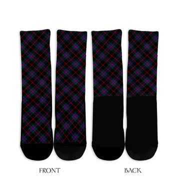 Nairn Tartan Crew Socks Cross Style - Tartan Vibes Clothing