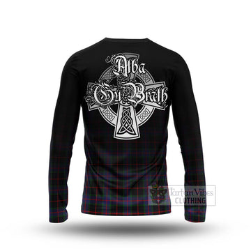 Nairn Tartan Long Sleeve T-Shirt Featuring Alba Gu Brath Family Crest Celtic Inspired - Tartan Vibes Clothing