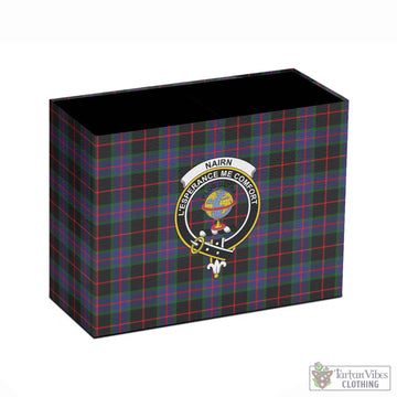 Nairn Tartan Pen Holder with Family Crest - Tartan Vibes Clothing