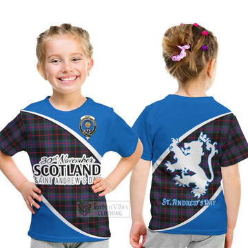 Nairn Family Crest Tartan Kid T-Shirt Celebrate Saint Andrew's Day in Style - Tartan Vibes Clothing