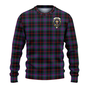 Nairn Tartan Ugly Sweater with Family Crest - Tartan Vibes Clothing