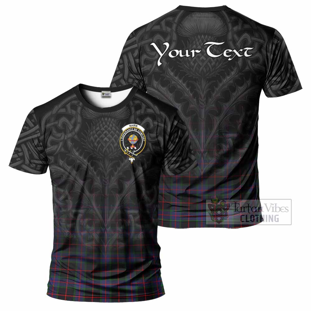 Nairn Tartan T-Shirt with Family Crest Celtic Thistle Vibes - Tartan Vibes Clothing