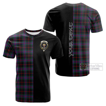 Nairn Tartan Cotton T-shirt with Family Crest and Half Of Me Style